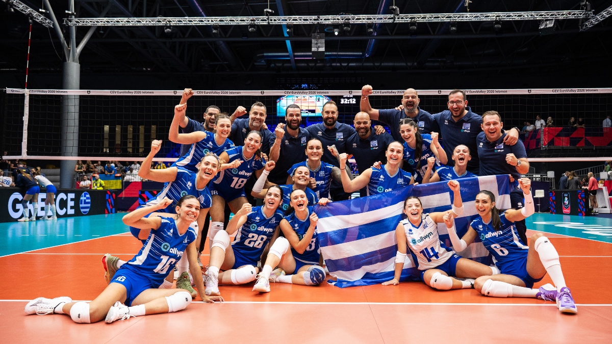 Η Ελλάδα με νίκη 3-0 επί της Γαλλίας προκρίθηκε στους «οκτώ» του Ευρωπαϊκού Πρωταθλήματος Γυναικών