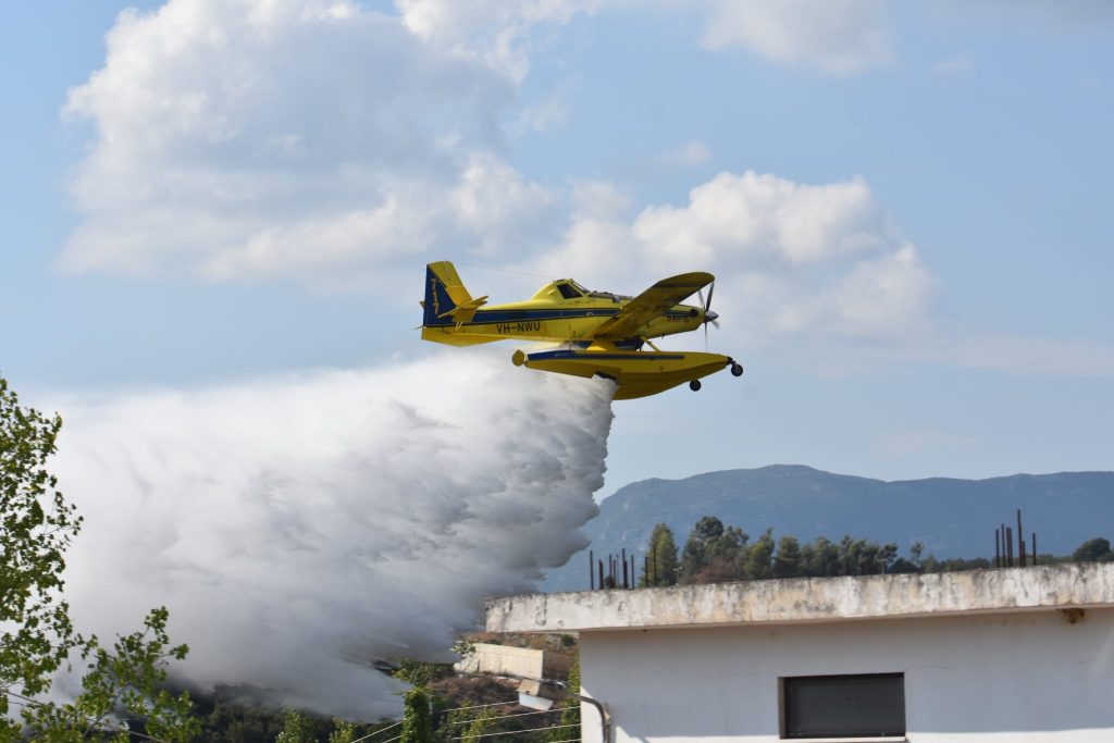 Κέρκυρα: 15 στρέμματα έκαψε η φωτιά στο Τεμπλόνι – Μεγάλη κινητοποίηση της πυροσβεστικής