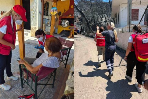 Φωτιά στο Παλαιοχώρι Χαλκιδικής