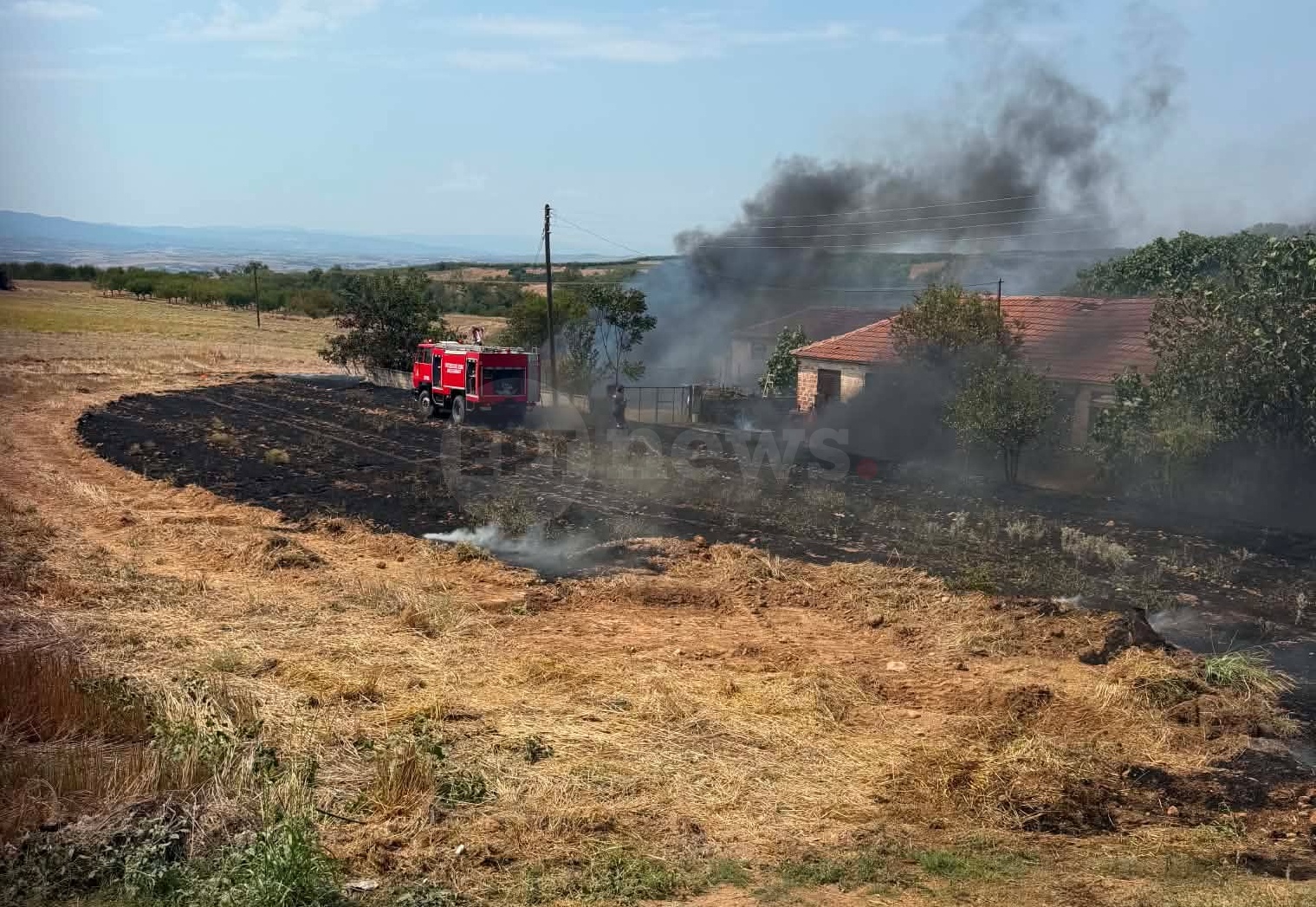 Σέρρες: Φωτιά στην Παλαιοκώμη – Επί τόπου ισχυρές πυροσβεστικές δυνάμεις