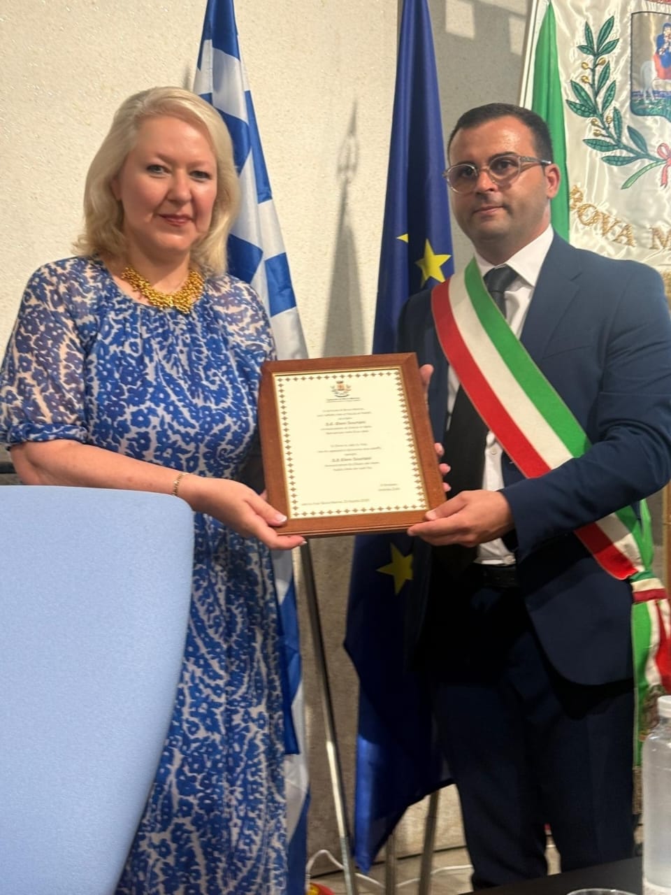 Η Ελληνίδα πρέσβης στην Ιταλία σε περιοδεία σε ελληνόφωνα χωριά της Καλαβρίας