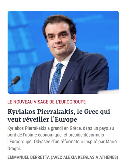 Le Point: Κυριάκος Πιερρακάκης, ο Έλληνας που θέλει να ξυπνήσει την Ευρώπη