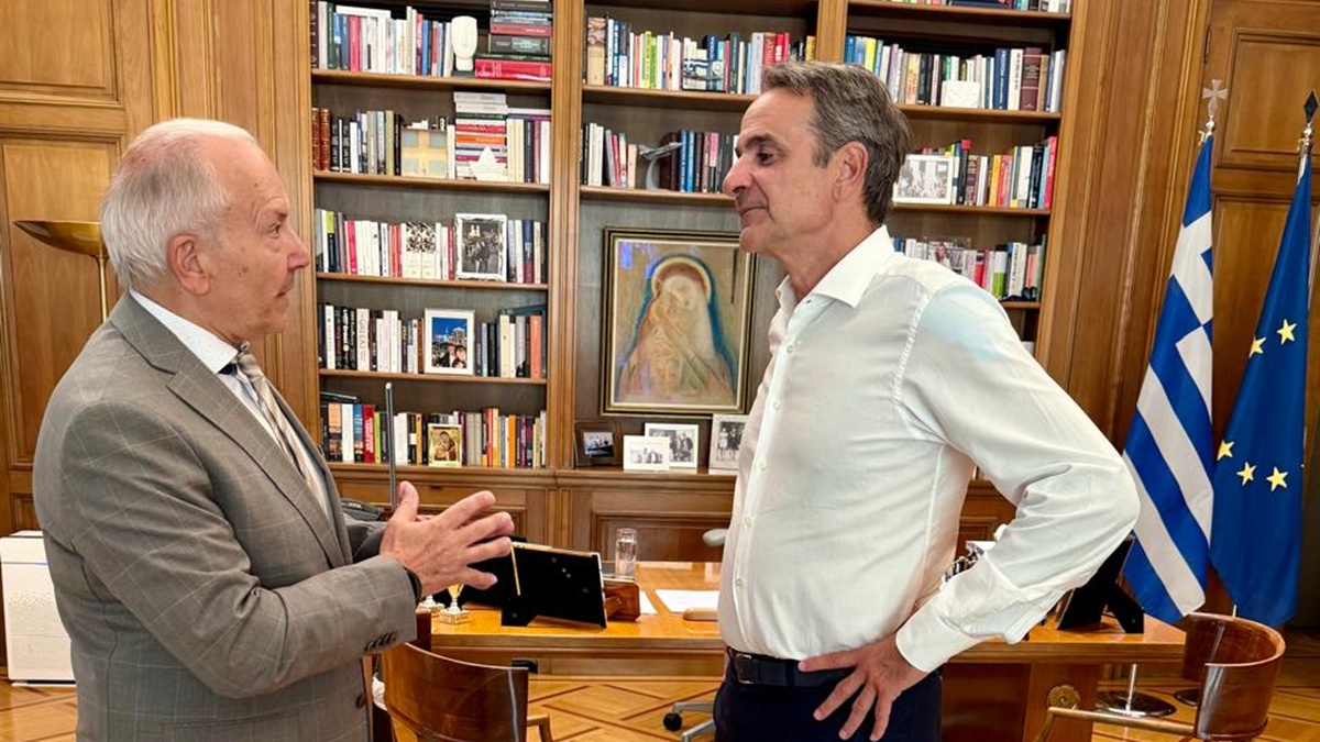 Κέρκυρα: Συνάντηση Κ. Μητσοτάκη με τον Στ. Γκίκα