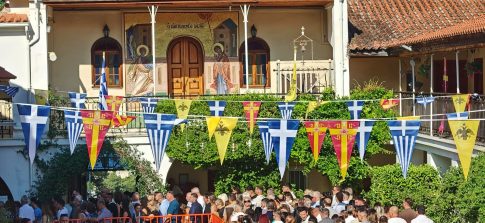 Χανιά: Κατανυκτική η ατμόσφαιρα στη Μονή Γονιά στο Κολυμπάρι