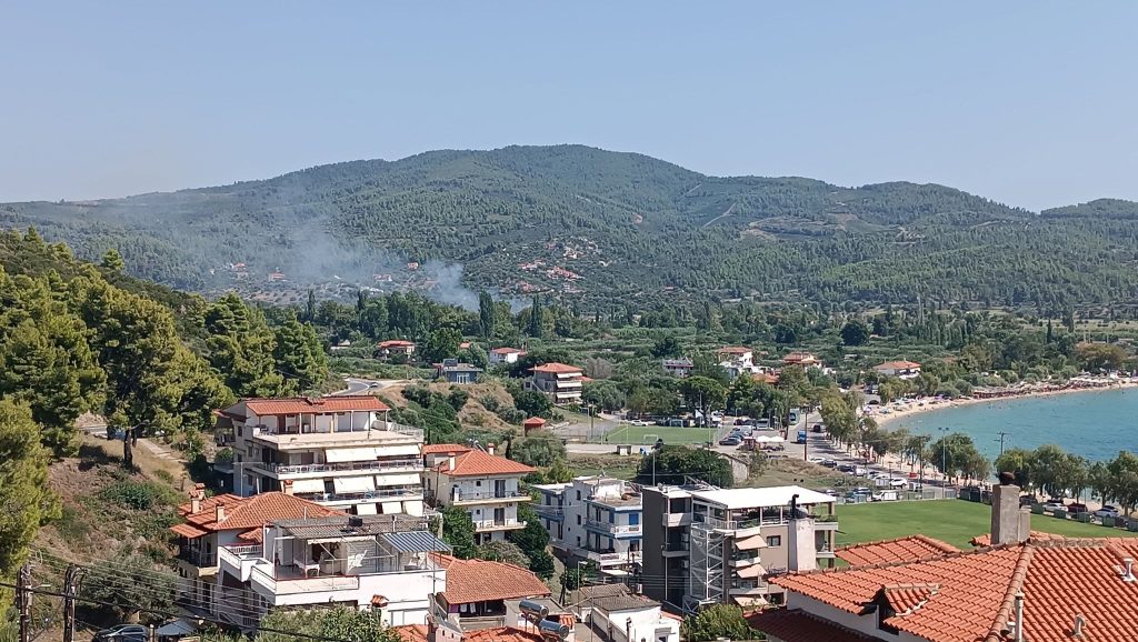 Χαλκιδική: Άμεση η κατάσβεση της πυρκαγιάς στην περιοχή του Πόρτο Καρράς