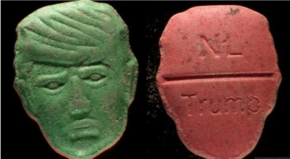 Oλλανδία: Προειδοποίηση για δισκία ecstasy με το κεφάλι του Τραμπ