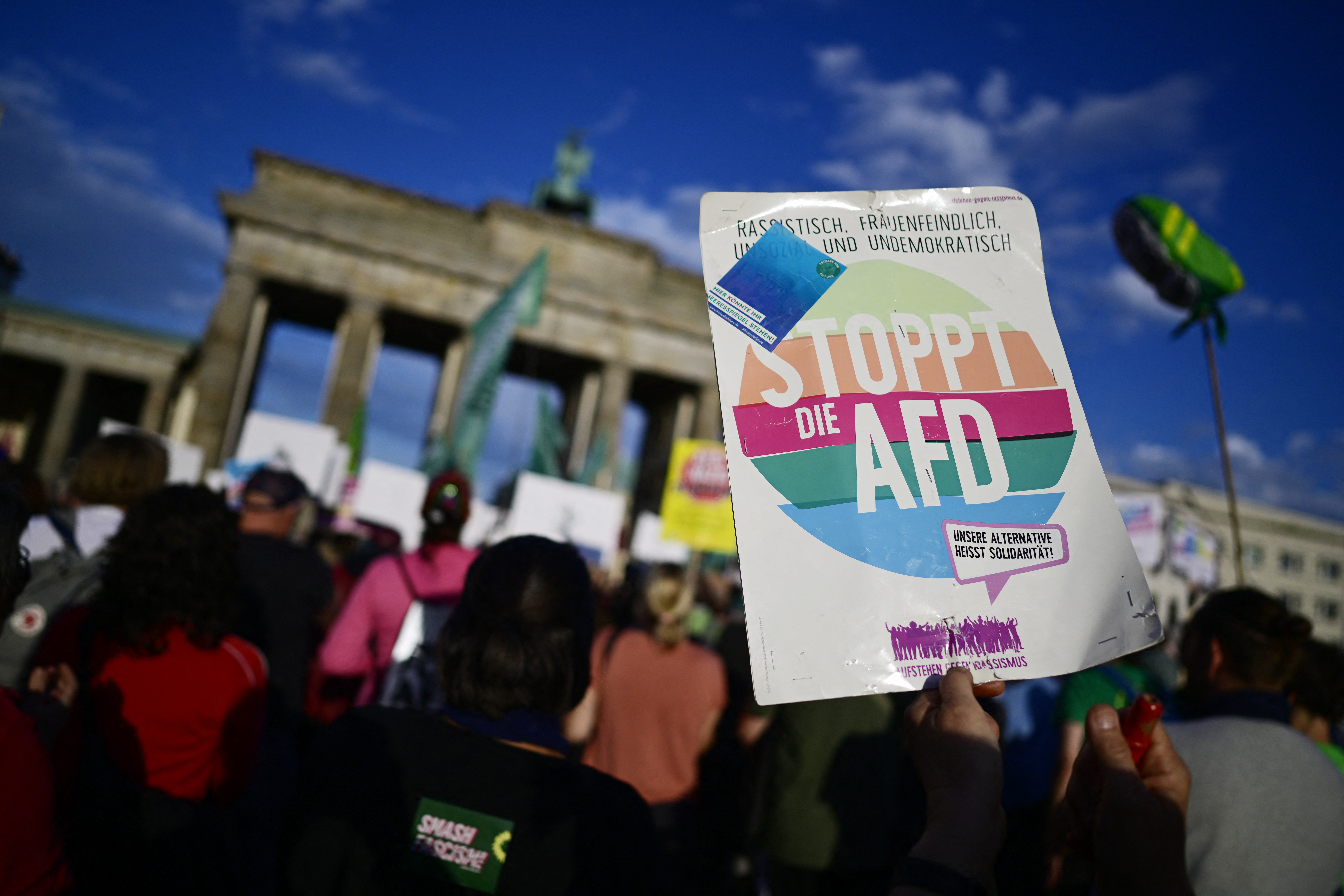 Γερμανία: Διαδήλωση κατά της AfD στο Βερολίνο