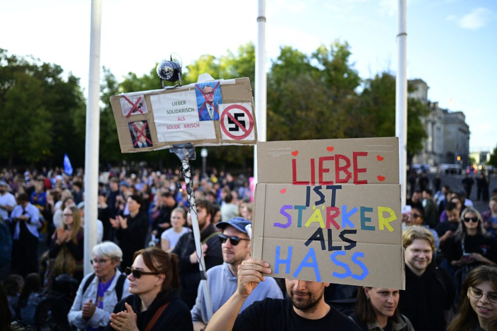 Γερμανία: Διαδήλωση κατά της AfD στο Βερολίνο