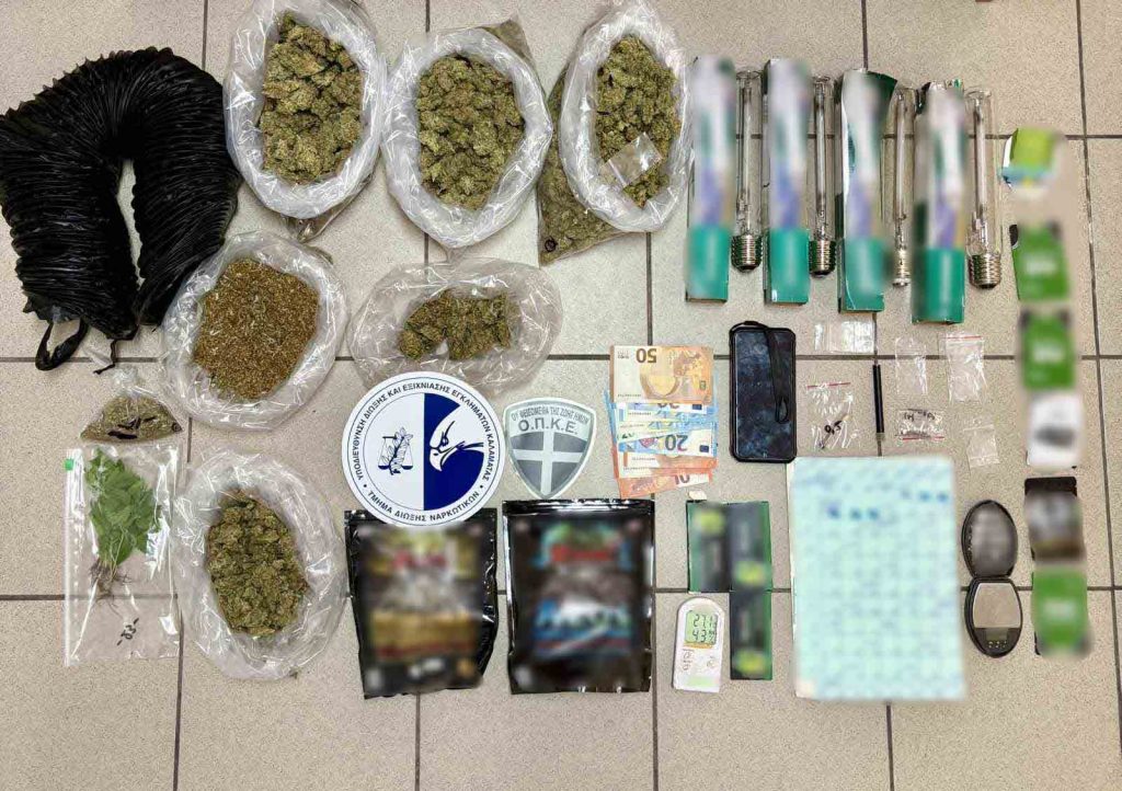 Δύο συλλήψεις στην Αθήνα από τη Δίωξη Ναρκωτικών Καλαμάτας – Καλλιεργούσαν κάνναβη μέσα σε διαμερίσματα