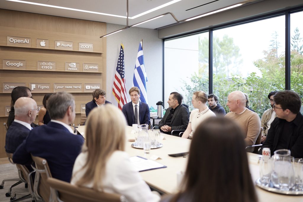 Επίσκεψη Κυρ. Μητσοτάκη στα κεντρικά γραφεία της Nvidia και της Sequoia Capital