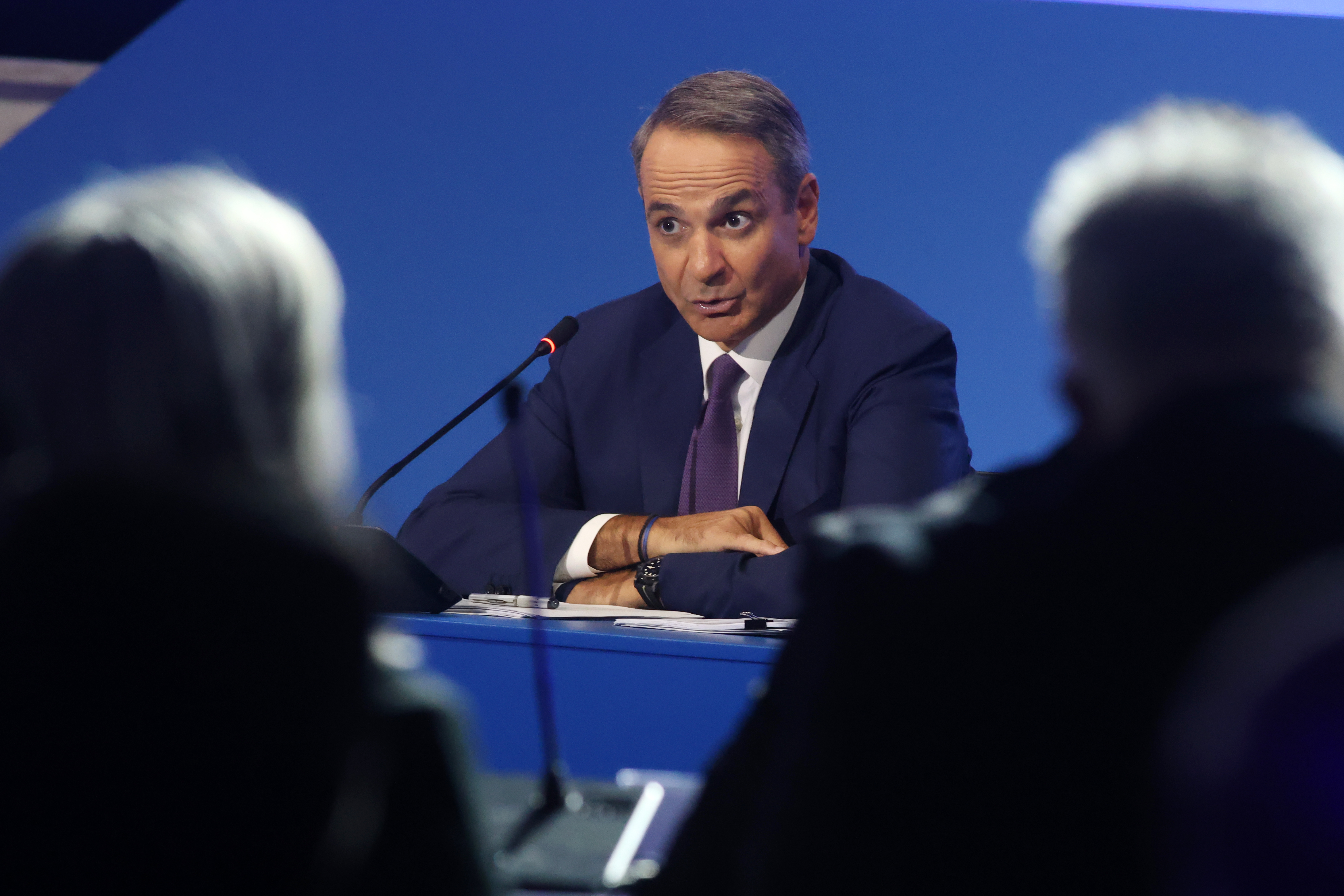 Μητσοτάκης στη ΔΕΘ για τη λειτουργία του σιδηρόδρομου: Προσπαθούμε να είμαστε συνεπείς με τις δεσμεύσεις μας για ασφαλή σιδηρόδρομο