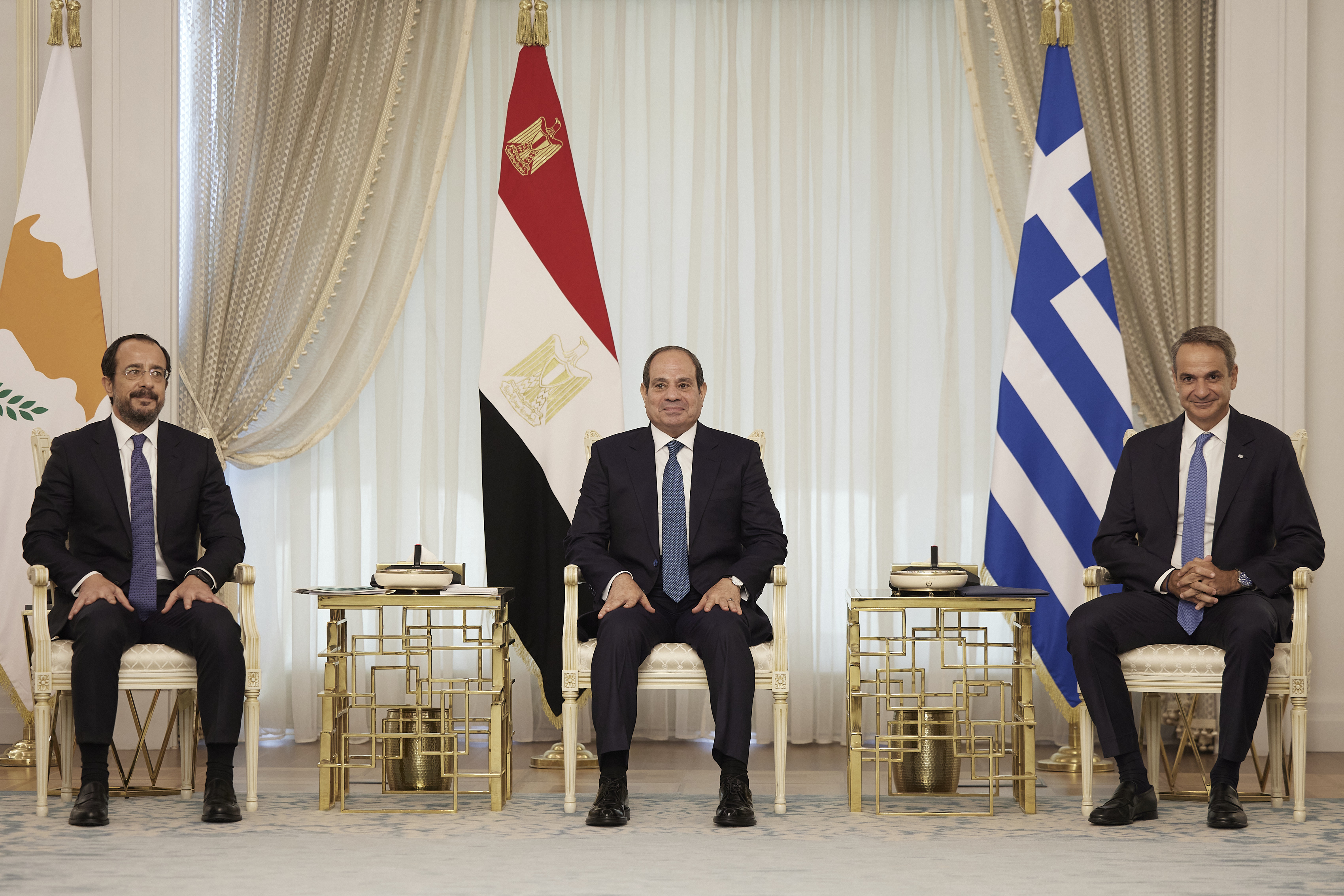 Μητσοτάκης: Υπόδειγμα σταθερότητας και ευημερίας στην Ανατ. Μεσόγειο η τριμερής Ελλάδας – Κύπρου – Αιγύπτου