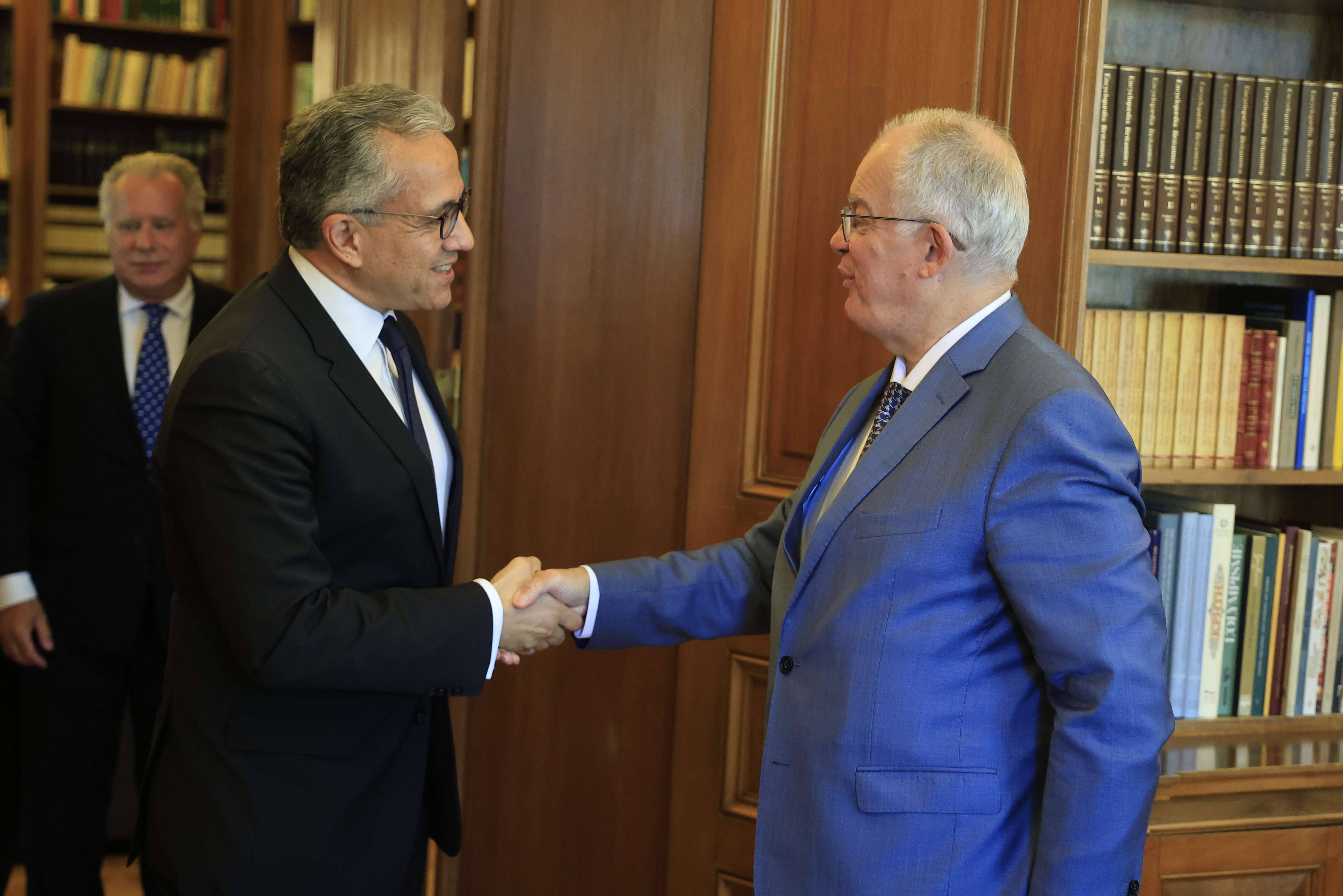 Συνάντηση του Προέδρου της Δημοκρατίας με τον Γενικό Διευθυντή της UNESCO