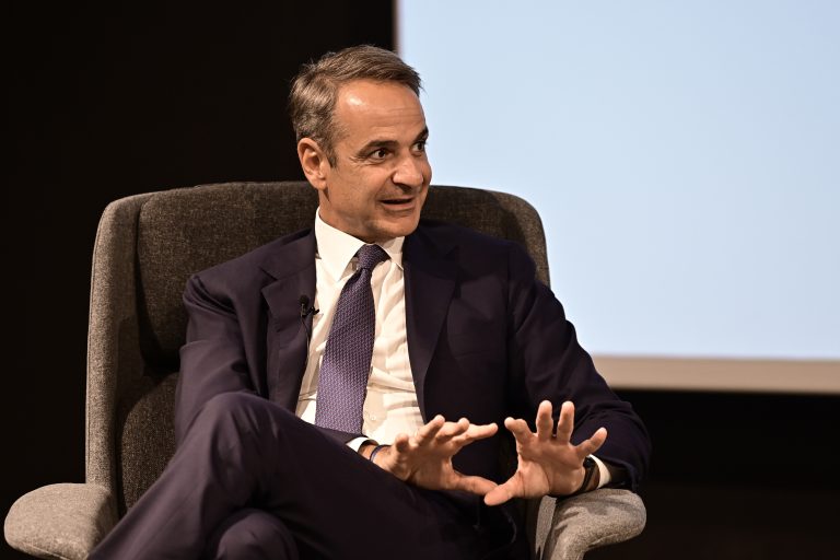Ο Κυριάκος Μητσοτάκης στη Γενική Συνέλευση του ΣΕΛΠΕ