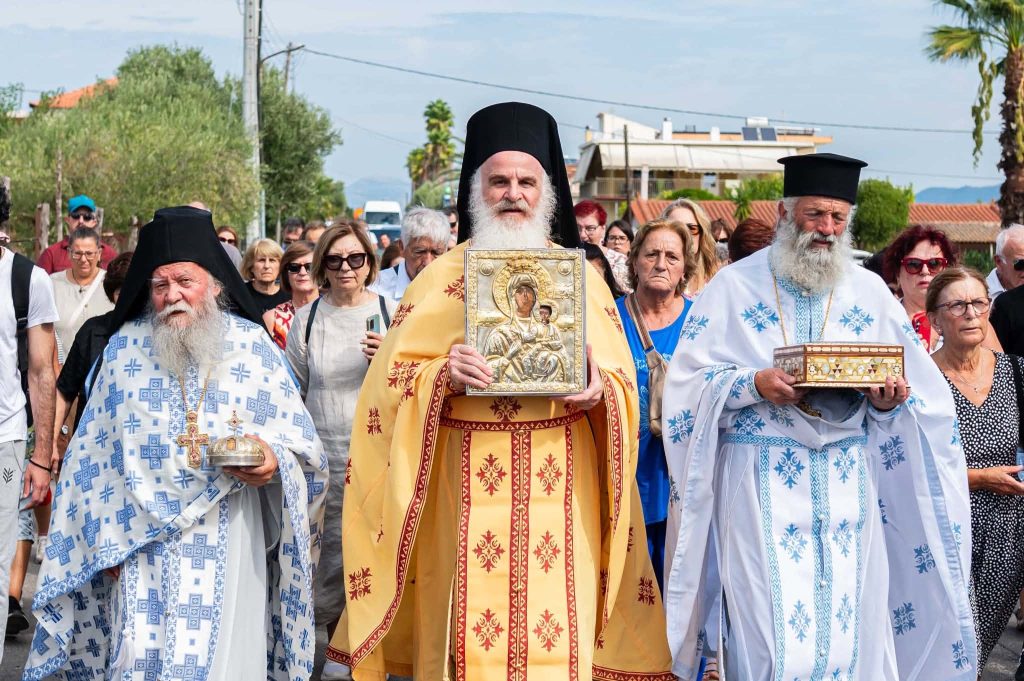 Μεσσήνη: Πλήθος πιστών στην υποδοχή της Παναγίας της Βουλκανιώτισσας