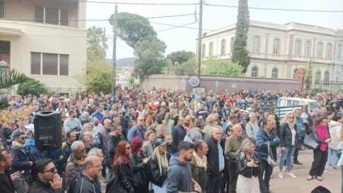 Πτώση σοβάδων στο 5ο Δημοτικό σχολείο Χίου- ευτυχώς την ώρα που είχαν φύγει οι μαθητές