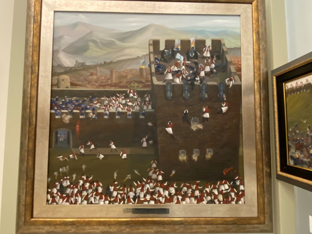 «Μνήμες από την Επανάσταση του 1821» – Έκθεση ζωγραφικής του Γιώργου Πηρούνια στην Τρίπολη