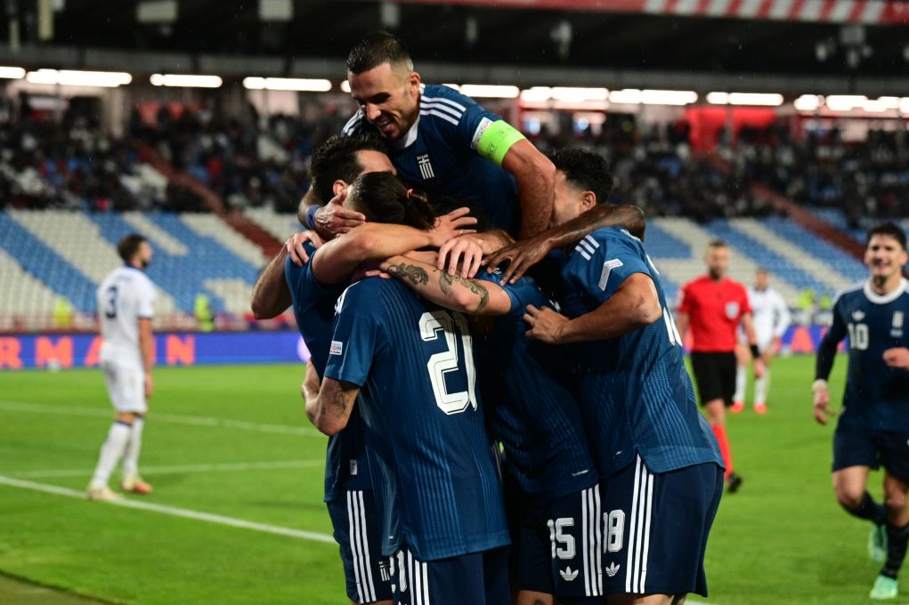 Nations League: Η Ελλάδα «άλωσε» το Βελιγράδι με… buzzer beater του Δουβίκα, 2-1 τη Σερβία με ανατροπή  ​