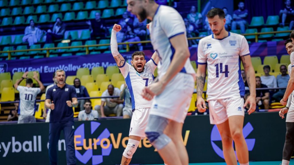 Eurovolley 2026: Μαθηματικά στους «16» η Εθνική ομάδα μετά τη νίκη της Σουηδίας επί της Σλοβακίας