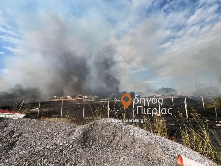 Άνοιξε η σιδηροδρομική γραμμή στην Κατερίνη μετά τη φωτιά: Καθυστέρηση σε δρομολόγια