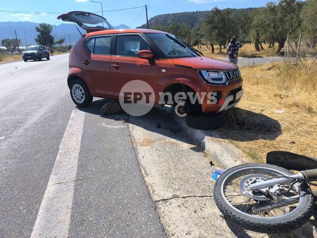 Λέσβος: Νεκρός δικυκλιστής μετά από σύγκρουση με ΙΧ στον περιφερειακό της Μόριας