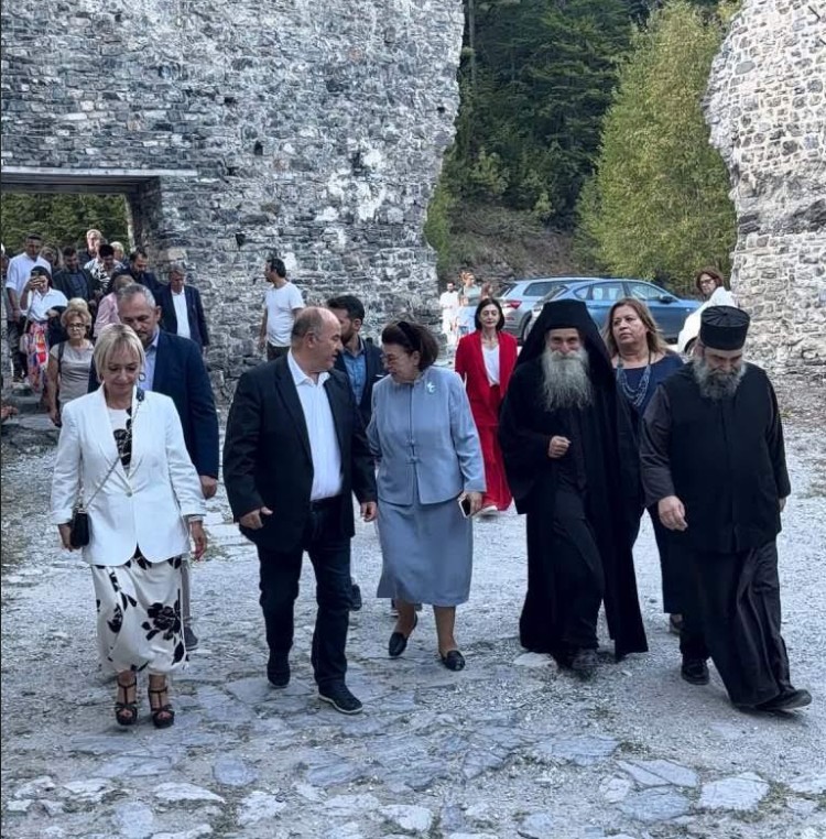 Όλυμπος: Εγκαινιάστηκε η αποκατεστημένη δυτική πτέρυγα της παλιάς Μονής Αγίου Διονυσίου
