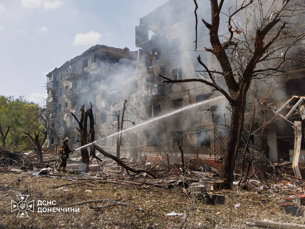 Δύο νεκροί από ρωσικό πλήγμα στην ουκρανική πόλη Σλοβιάνσκ