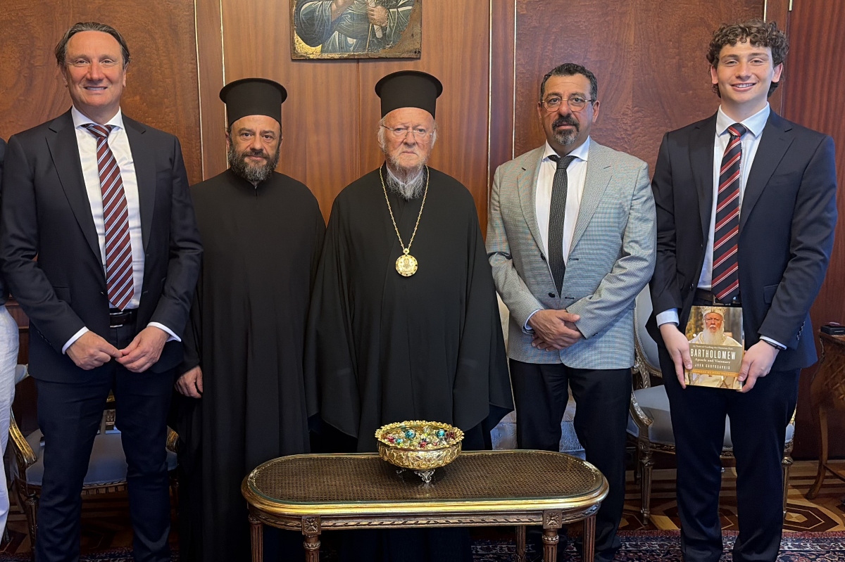 Με τον Οικουμενικό Πατριάρχη συναντήθηκε ο πρόεδρος της Ελληνικής Κοινότητας Μελβούρνης