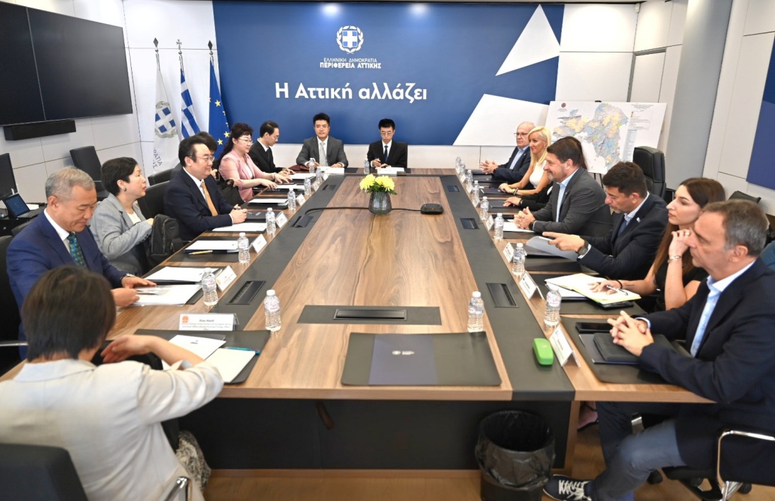 perifereia Μνημόνιο Στρατηγικής Συνεργασίας μεταξύ Περιφέρειας Αττικής και της Κίνας