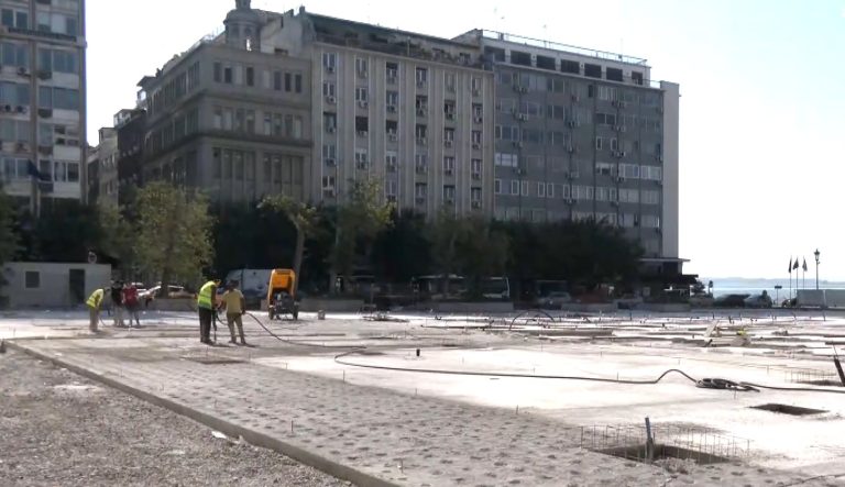 Θεσσαλονίκη: Σε εξέλιξη τα έργα για την ανάπλαση της πλατείας Ελευθερίας – Έρχονται μεγάλα δέντρα από την Ισπανία