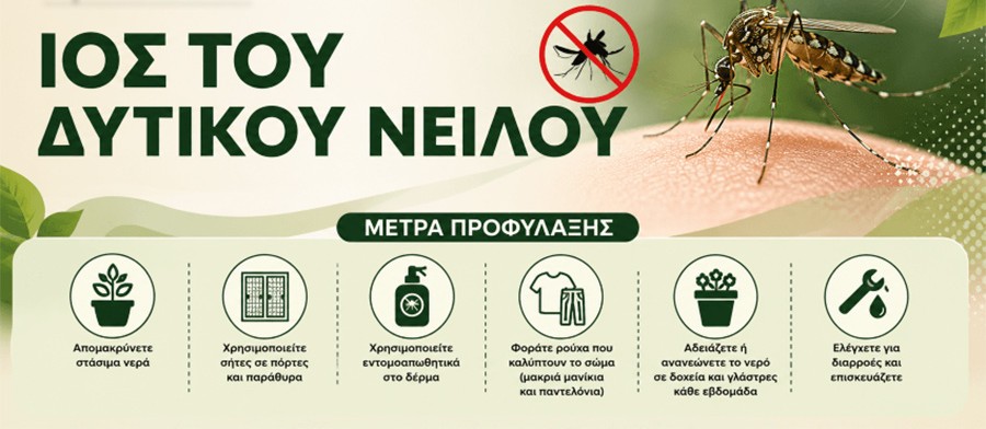 Ο ιός του Δυτικού Νείλου: Μια σύγχρονη απειλή δημόσιας υγείας και η επιδημιολογική έξαρση στην Ελλάδα