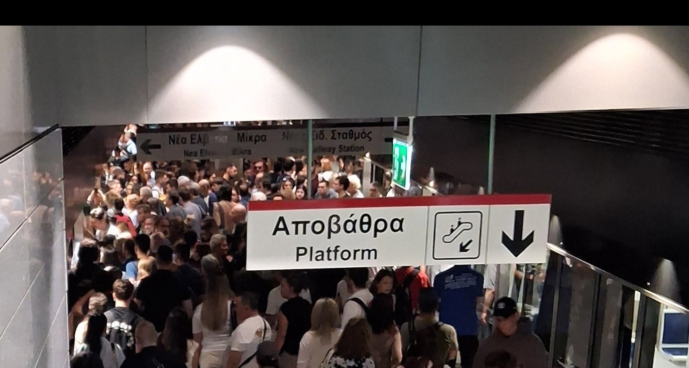 Θεσσαλονίκη: Αναστάτωση από βλάβη στο σύστημα ηλεκτροδότησης του Μετρό – Πολύωρη ταλαιπωρία για τους επιβάτες