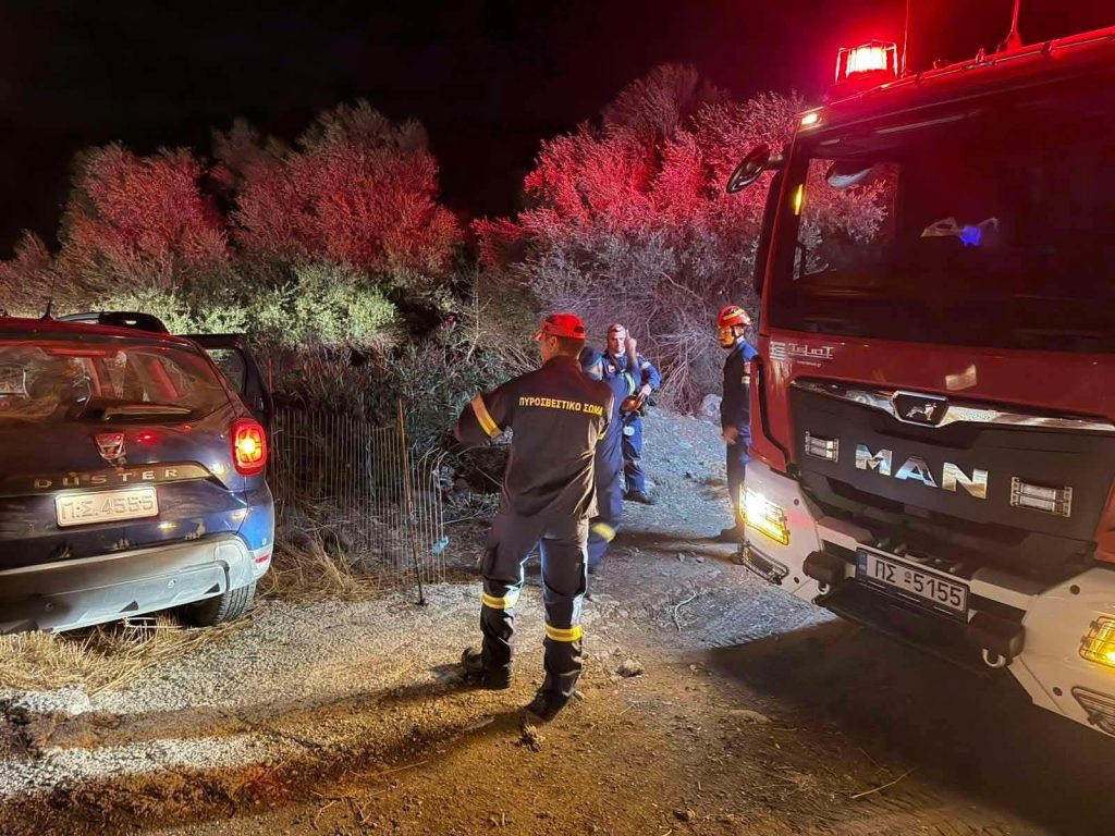 Λέσβος: Δασική φωτιά μεταξύ Παρακοίλων – Άγρας