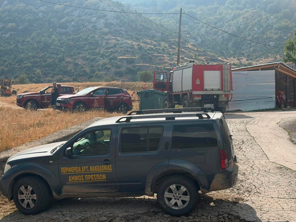 Βελτιωμένη η εικόνα της πυρκαγιάς στην Κρυσταλλοπηγή Φλώρινας