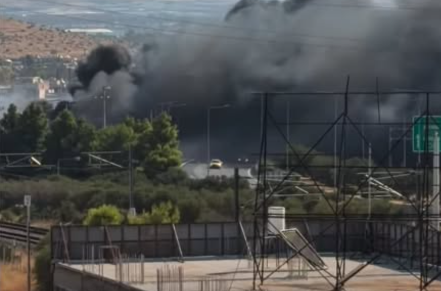 Μάνδρα: Ενισχύθηκαν οι δυνάμεις στην πυρκαγιά στο Ξηροπήγαδο – Μήνυμα από το 112