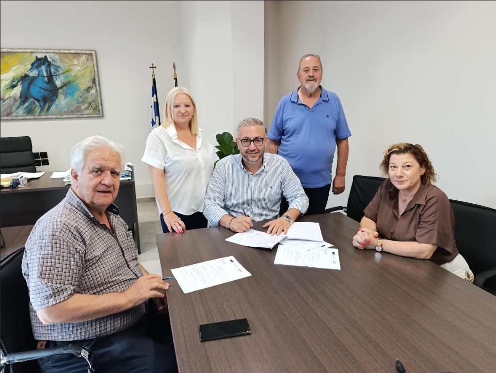 Θεσσαλονίκη: Υπεγράφη η σύμβαση για την ολοκλήρωση του αποχετευτικού δικτύου σε Νεοχωρούδα και Πεντάλοφο