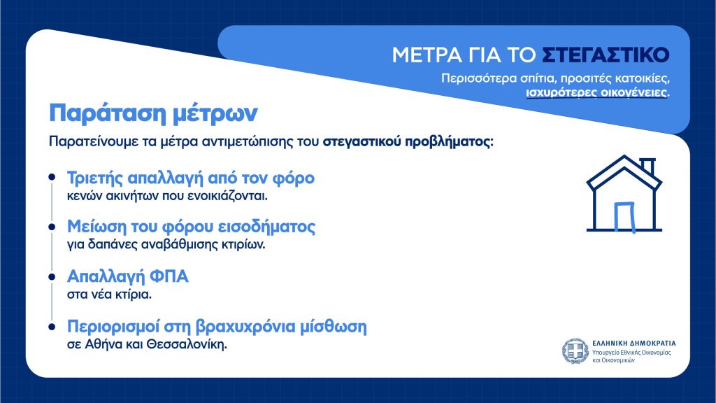 Σπίτι μου ΙΙΙ: Ποιες οι πέντε αλλαγές – Όλα τα νέα όρια και ποιοι μπορούν να ενταχθούν