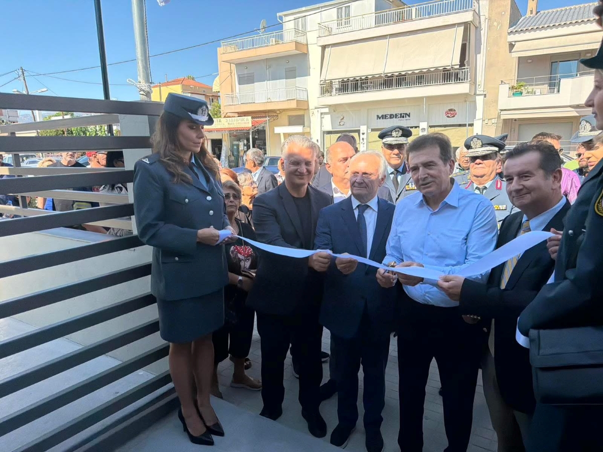 Παρουσία Χρυσοχοΐδη τα εγκαίνια του Τμήματος Επιχειρησιακών Δράσεων Αργολίδας