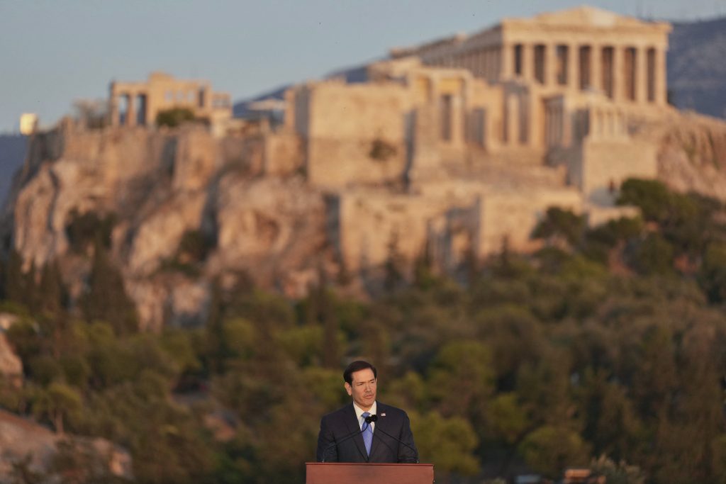 Ρούμπιο από την Πνύκα: Η Ελλάδα είναι υπόδειγμα συμμάχου και απαραίτητος φίλος των ΗΠΑ