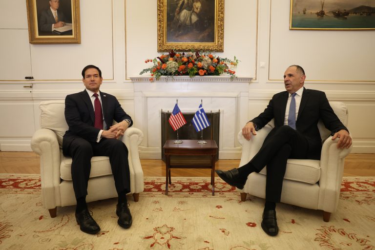 Γεραπετρίτης για Ρούμπιο: «Η ελληνοαμερικανική εταιρική σχέση ποτέ δεν ήταν πιο ισχυρή, βαθιά και συνεκτική»