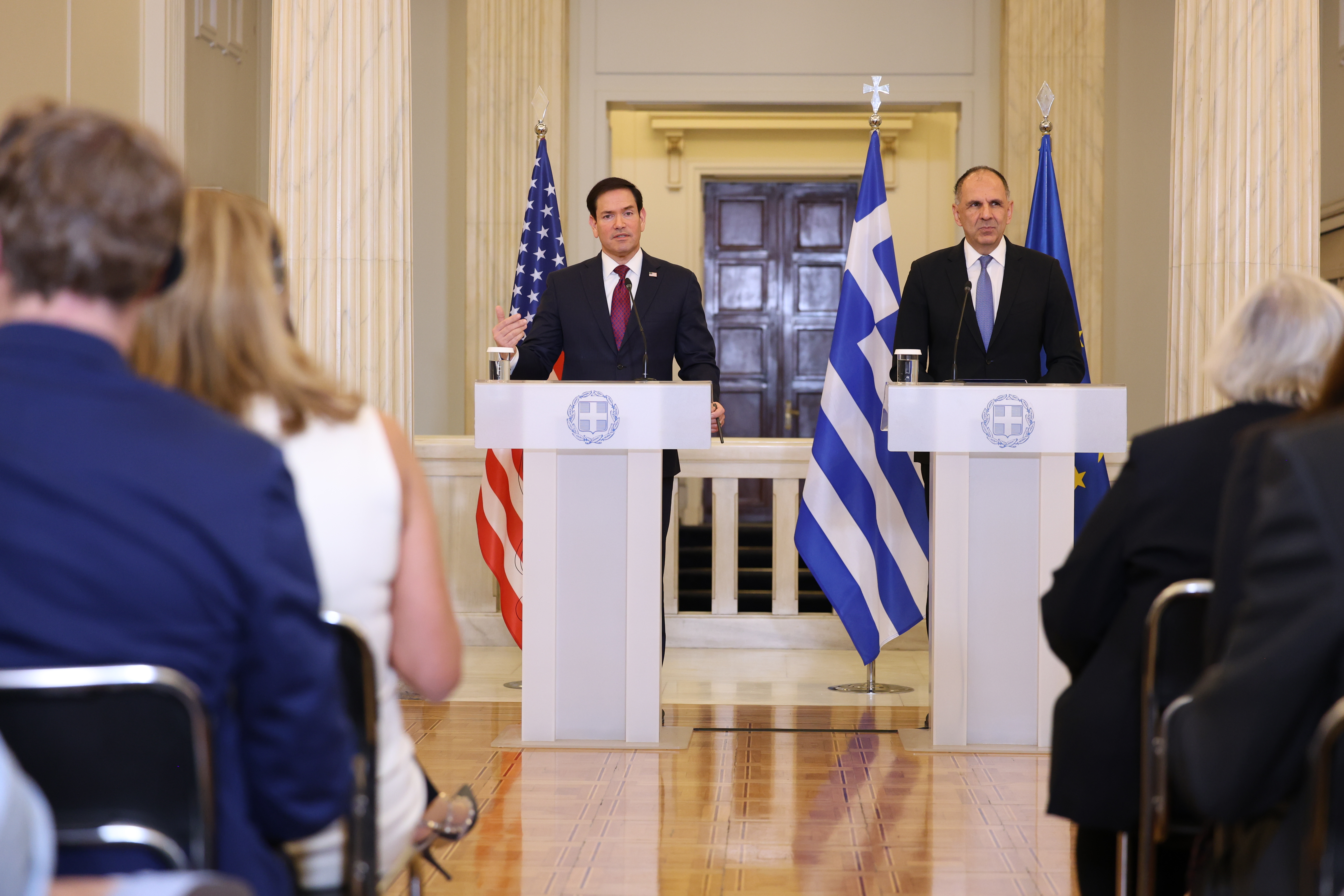 Οι απαντήσεις Ρούμπιο και Γεραπετρίτη στο CBS: Το Ιράν έχασε τον έλεγχο του Ορμούζ – Η πρέσβης Γκιλφόιλ κάνει εξαιρετική δουλειά – Πάροχος ασφάλειας η Ελλάδα