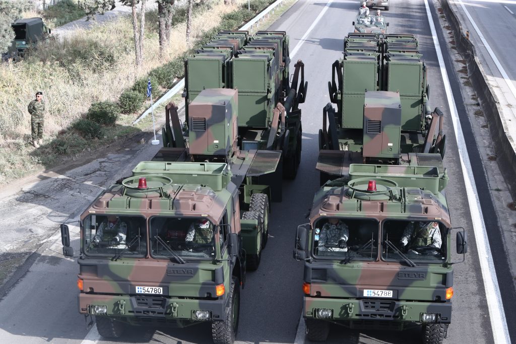 Πρόβα για τη μεγάλη στρατιωτική παρέλαση της 28ης Οκτωβρίου στη Θεσσαλονίκη