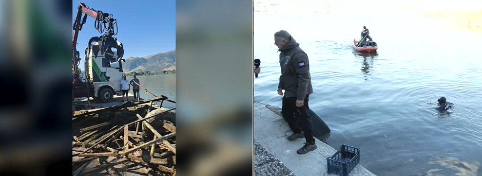 Παμβώτιδα: Πάνω από 45 τόνοι σκουπιδιών στον βυθό – Τηλεοράσεις, λάστιχα, αναπηρικό αμαξίδιο και πολεμικό υλικό ανέσυραν οι δύτες