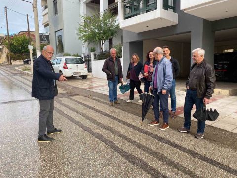 Νέα πλατεία σε χωριό της ορεινής Ολυμπίας