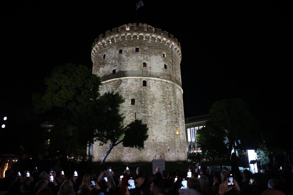 Μητσοτάκης: Δεν φωτίζουμε μόνο τον Λευκό Πύργο, φωτίζουμε ολόκληρη τη Θεσσαλονίκη, ολόκληρη τη Μακεδονία