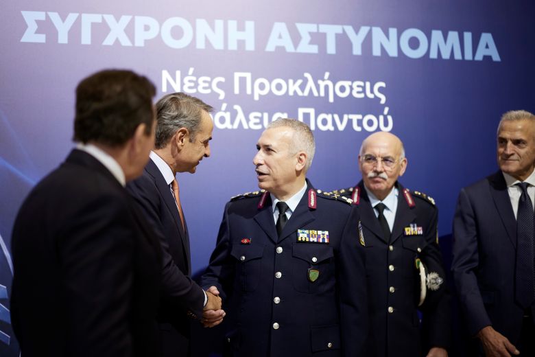 Στη γιορτή της Ελληνικής Αστυνομίας ο Κυριάκος Μητσοτάκης