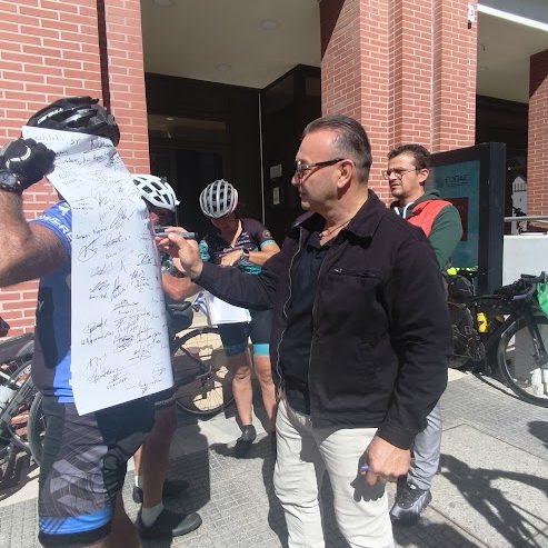 COP31 Bike Ride: Στάση της ποδηλατικής ομάδας στην Αλεξανδρούπολη πριν την παράδοση της «σκυτάλης» στην Τουρκία