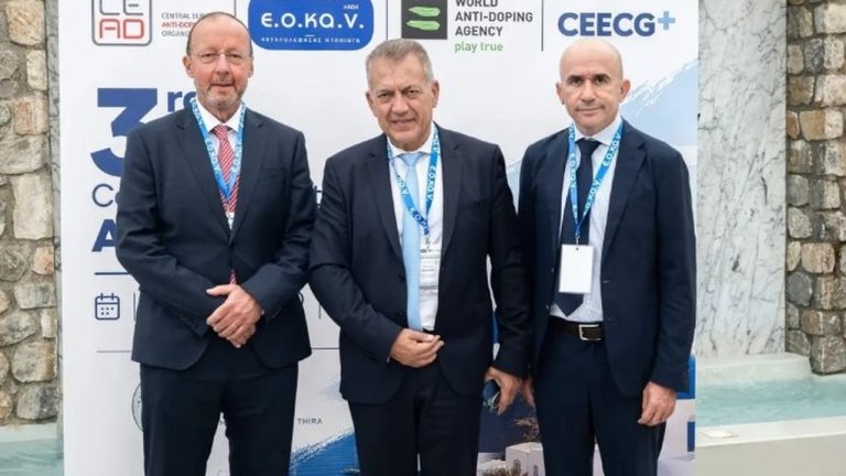 Με επιτυχία ολοκληρώθηκε στη Σαντορίνη η 3η Σύνοδος Κορυφής Αντιντόπινγκ των Χωρών της Κεντρικής και Ανατολικής Ευρώπης