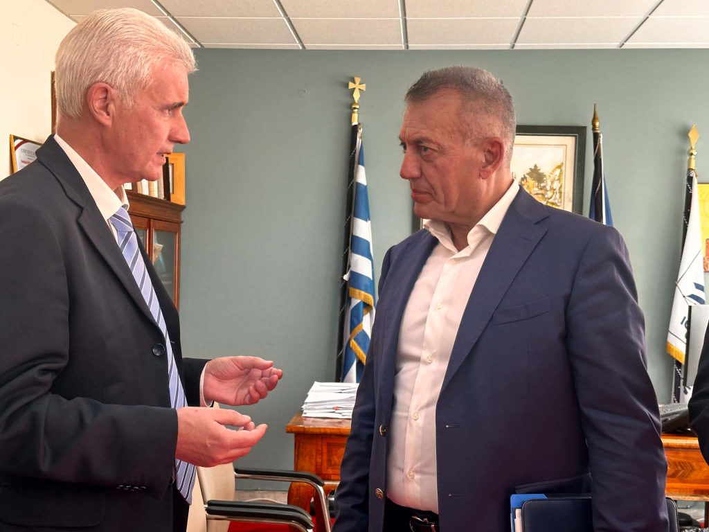 Κέρκυρα: Οι αθλητικές υποδομές στο επίκεντρο της επίσκεψης του υπουργού αθλητισμού